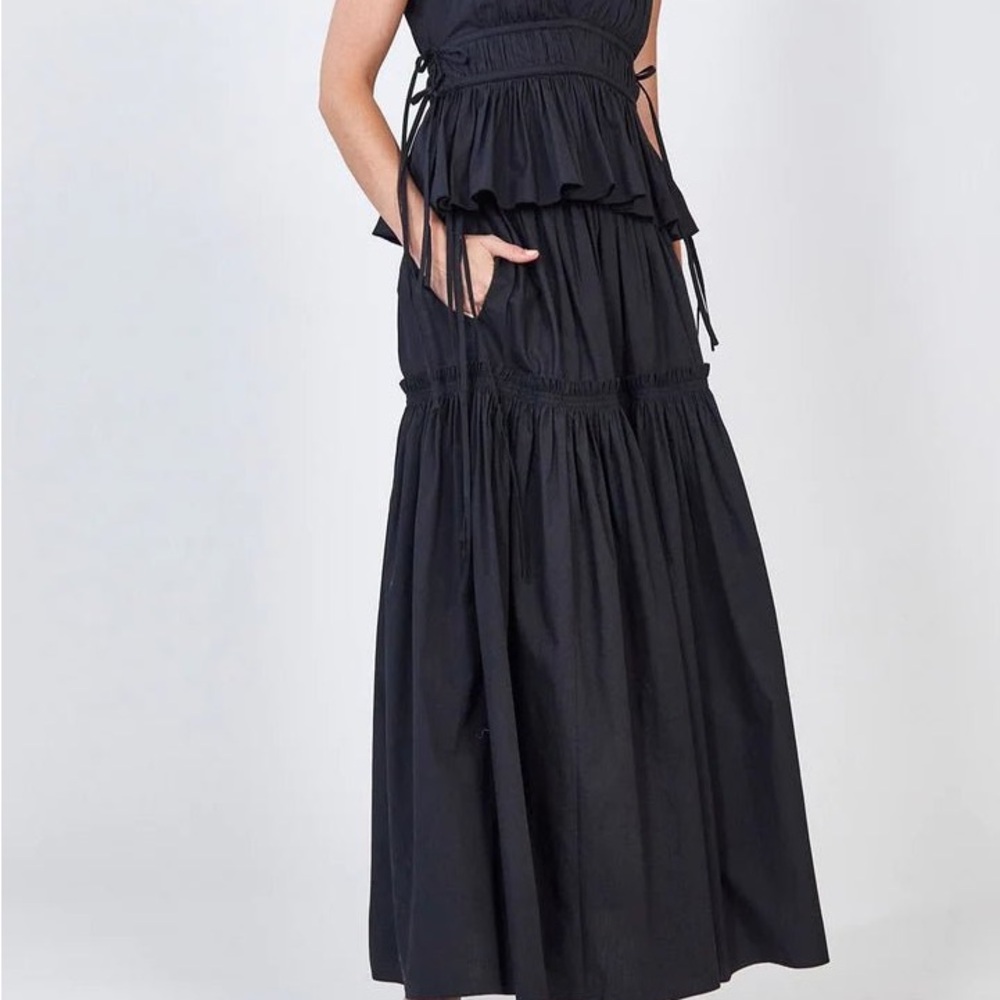 HUNTER BELL Black Maxi Skirt